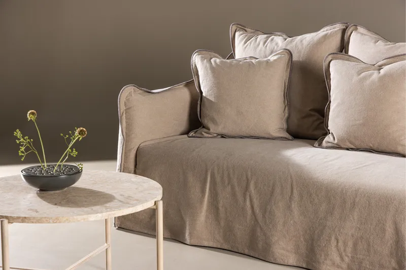 Oskarshamn Soffa 3-sits - Brun - Möbler - Vardagsrum - Soffor - 3-sits soffor