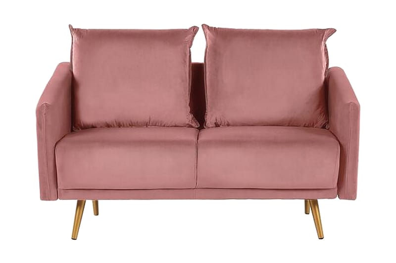 OTTESTAD 2-sits Soffa Sammet/Rosa - 2-sits soffor