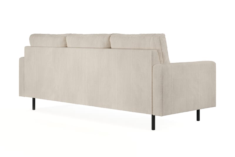 Peppe 3-sits Vändbar L-formad Divansoffa i Manchester - Beige - Möbler - Vardagsrum - Soffor - Divansoffa & schäslong
