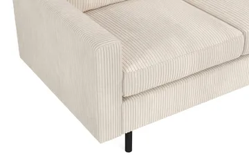Peppe 3-sits Vändbar L-formad Divansoffa i Manchester - Beige - Möbler - Vardagsrum - Soffor - Divansoffa & schäslong
