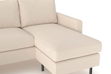 Peppe 4-sits Vänstervänd U-formad Soffa med Divan och Schäslong i Manchester - Greige - Möbler - Vardagsrum - Soffor - U-soffor