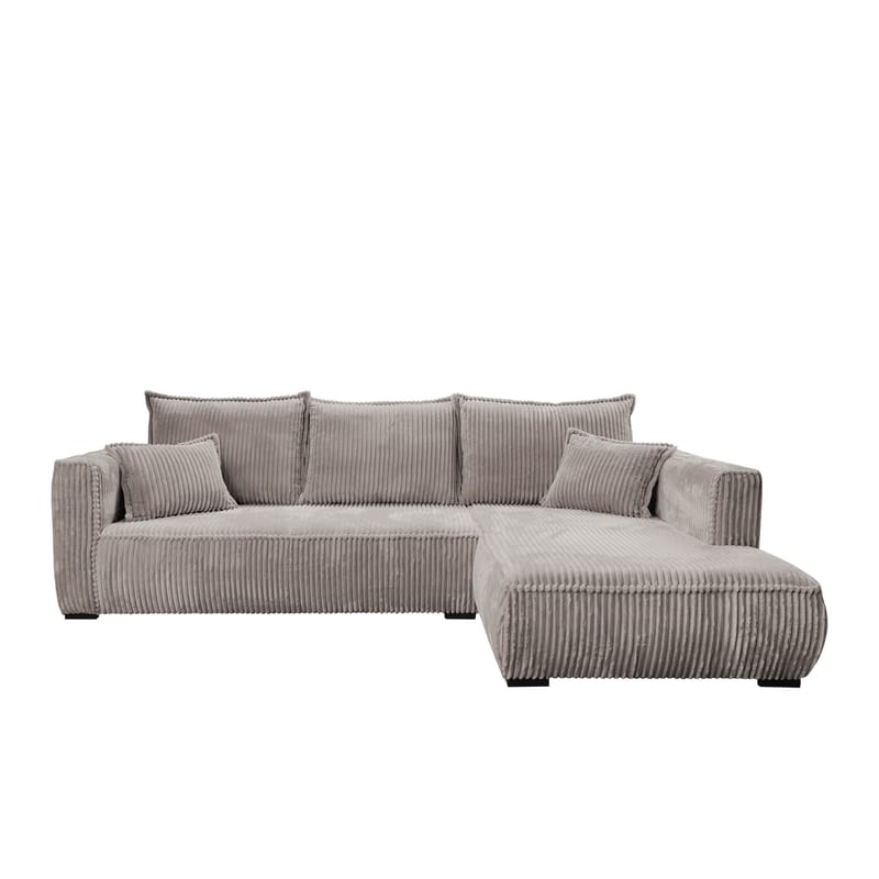 Puente 4-sits Soffa med divan - grå - Möbler - Vardagsrum - Soffor - Hörnsoffor