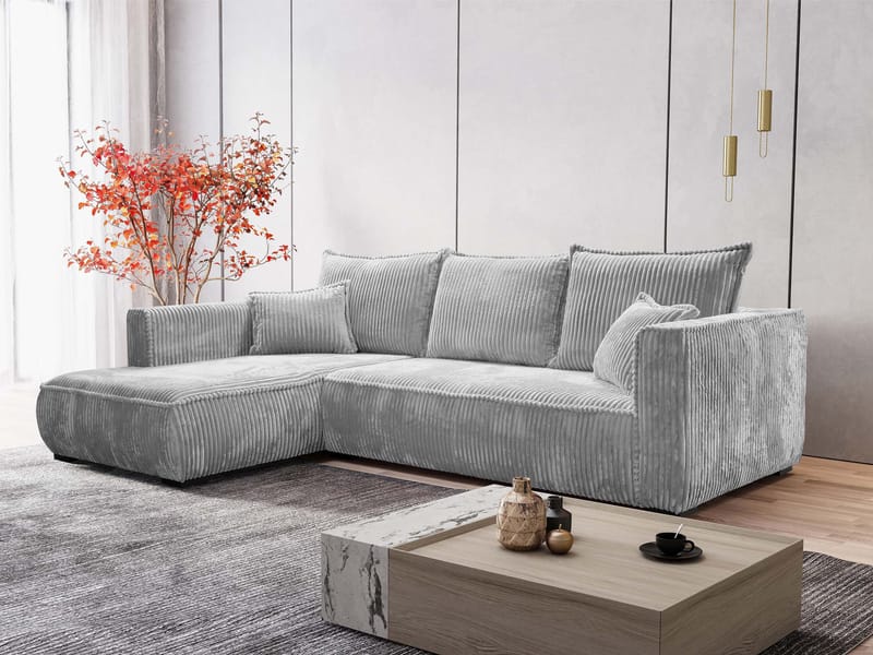 Puente 4-sits Soffa med divan - ljusgrå - Möbler - Vardagsrum - Soffor - Hörnsoffor