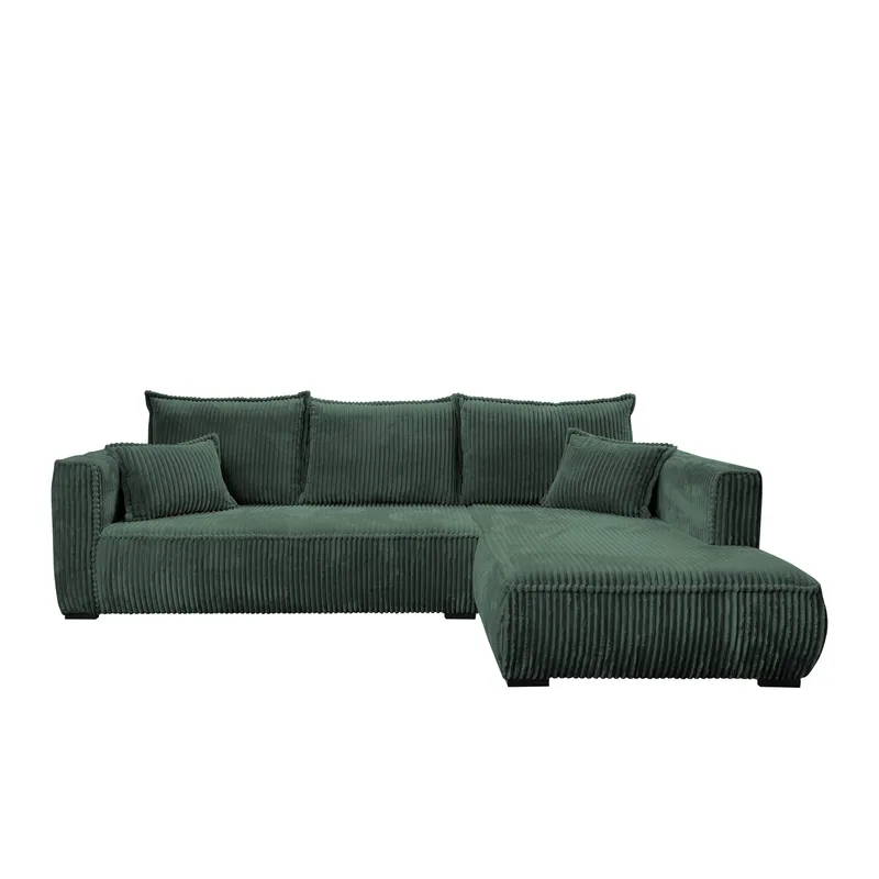 Puente 4-sits Soffa med divan - mörkgrön - Möbler - Vardagsrum - Soffor - Hörnsoffor