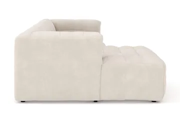 Puffy 3-sits bubblig soffa med divan vänster - Beige - Möbler - Vardagsrum - Soffor - Divansoffa & schäslong