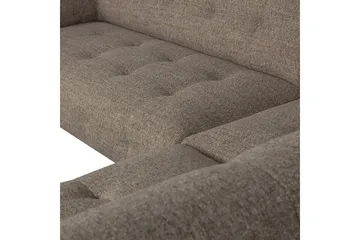 Ranta Soffa med Schäslong 3-sits - Mörkbrun - Möbler - Vardagsrum - Soffor - Divansoffa & schäslong