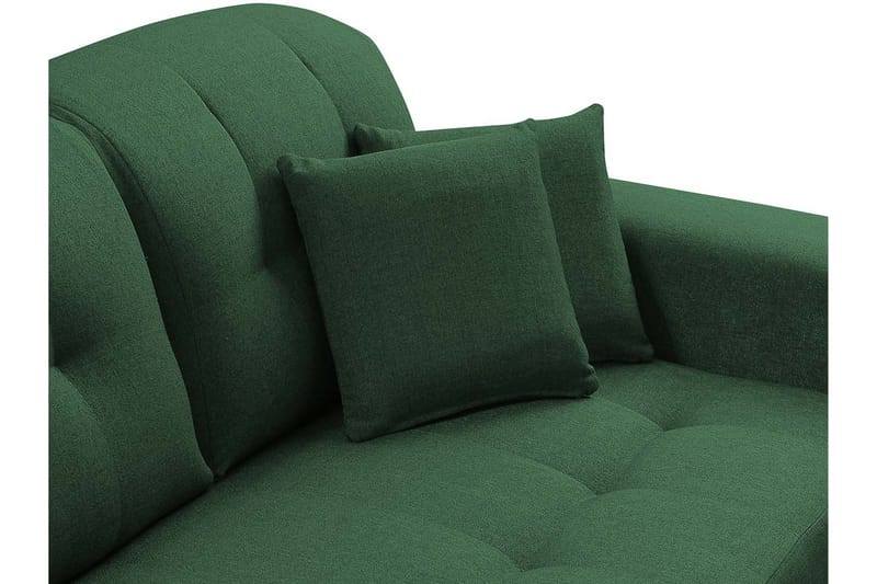 Rapale 3-sits Soffa med Divan Höger med Kuddar - Blå - Möbler - Vardagsrum - Soffor - Divansoffa & schäslong
