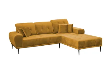 Rapale 3-sits Soffa med Divan Höger med Kuddar