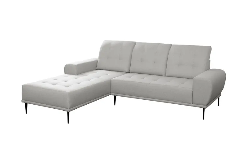 Rapale 3-sits Soffa med Divan Vänster med Kuddar - Sammet/Grön - Möbler - Vardagsrum - Soffor - Divansoffa & schäslong
