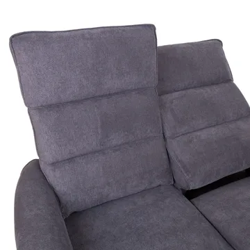 Reclinersoffa Dalsor 2-sits med elektrisk mekanism - Grå - Möbler - Vardagsrum - Soffor - Reclinersoffor & Biosoffor