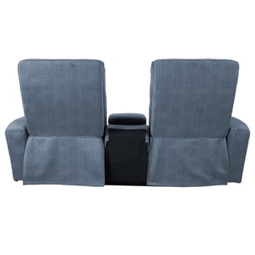 Reclinersoffa Darvi 2-sits med elektrisk mekanism - blå - Möbler - Vardagsrum - Soffor - Reclinersoffor & Biosoffor