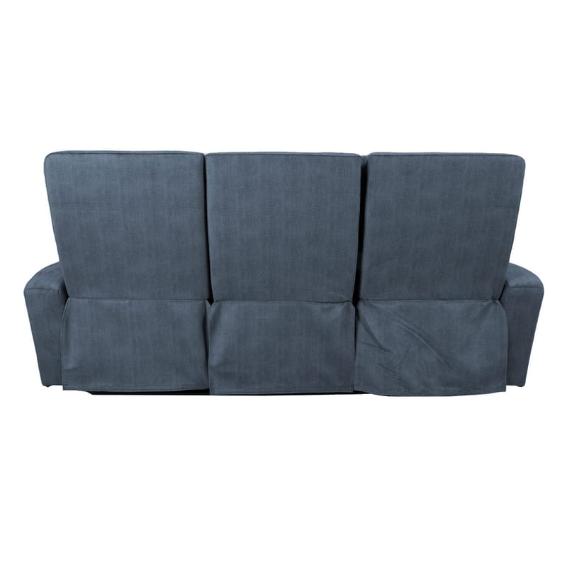 Reclinersoffa Darvi 3-sits med elektrisk mekanism - blå - Möbler - Vardagsrum - Soffor - Reclinersoffor & Biosoffor