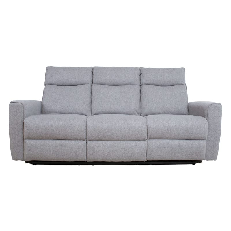 Reclinersoffa Fjolna 3-sits med manuell mekanism - grå - Möbler - Vardagsrum - Soffor - Reclinersoffor & Biosoffor