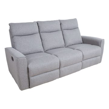Reclinersoffa Fjolna 3-sits med manuell mekanism - grå - Möbler - Vardagsrum - Soffor - Reclinersoffor & Biosoffor