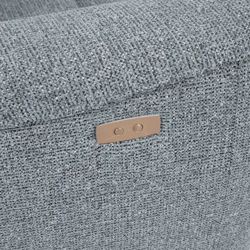 Reclinersoffa Glendor 2-sits med elektrisk mekanism - Blågrå - Möbler - Vardagsrum - Soffor - Reclinersoffor & Biosoffor