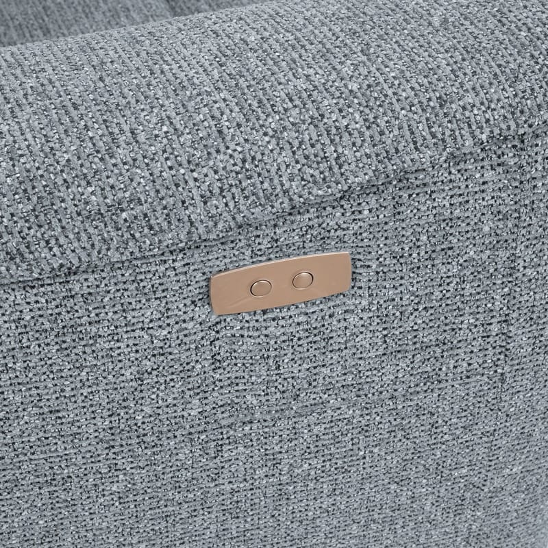 Reclinersoffa Glendor 2-sits med elektrisk mekanism - Blågrå - Möbler - Vardagsrum - Soffor - Reclinersoffor & Biosoffor