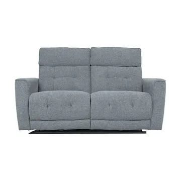 Reclinersoffa Glendor 2-sits med elektrisk mekanism - Blågrå - Möbler - Vardagsrum - Soffor - Reclinersoffor & Biosoffor
