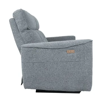Reclinersoffa Glendor 2-sits med elektrisk mekanism - Blågrå - Möbler - Vardagsrum - Soffor - Reclinersoffor & Biosoffor