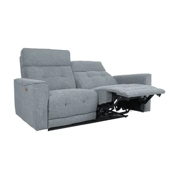 Reclinersoffa Glendor 2-sits med elektrisk mekanism - Blågrå - Möbler - Vardagsrum - Soffor - Reclinersoffor & Biosoffor