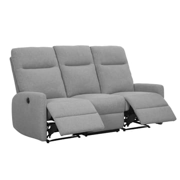 Reclinersoffa Gränor 3-sits med elektrisk mekanism - Ljusgrå - Möbler - Vardagsrum - Soffor - Reclinersoffor & Biosoffor