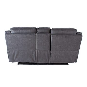 Reclinersoffa Iskmar 2-sits med manuell mekanism - grå - Möbler - Vardagsrum - Soffor - Reclinersoffor & Biosoffor
