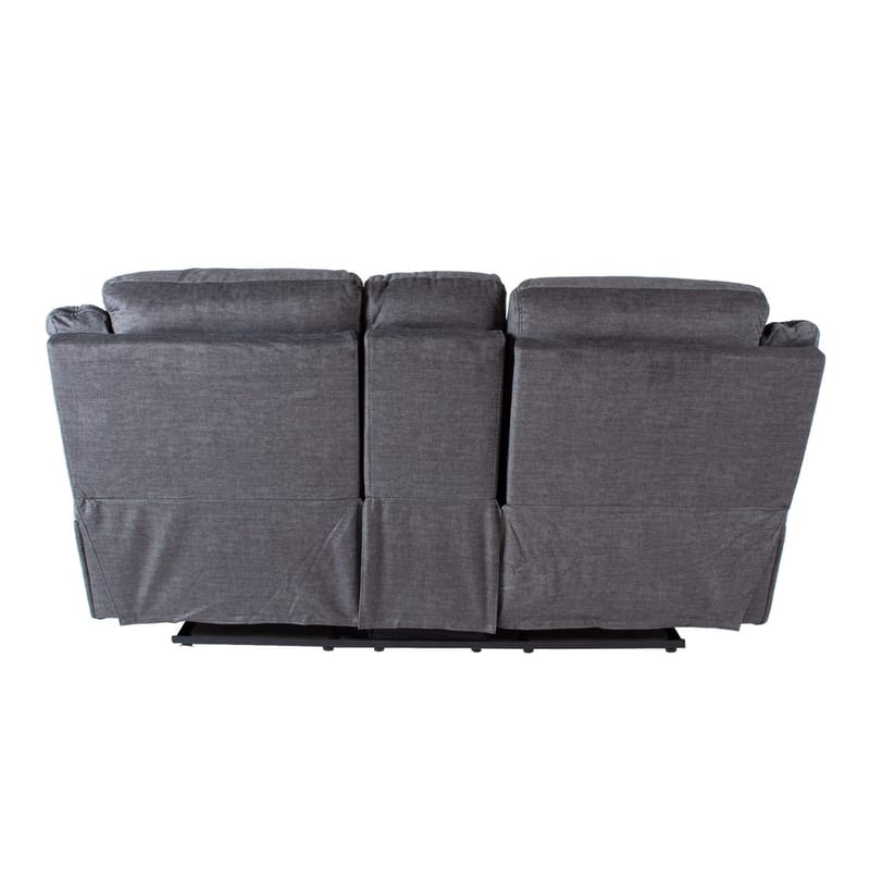 Reclinersoffa Iskmar 2-sits med manuell mekanism - grå - Möbler - Vardagsrum - Soffor - Reclinersoffor & Biosoffor