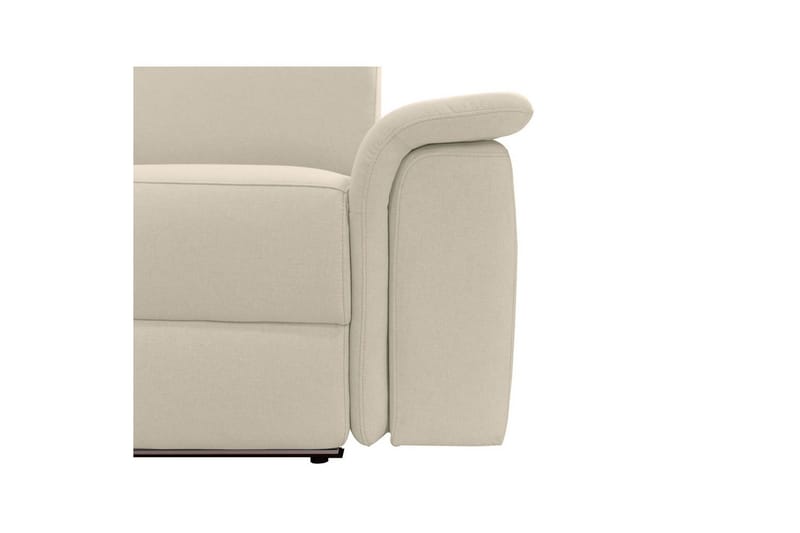 Reclinersoffa med hörn Loft24 Hörnsoffa 3-sits Pareli Vit Vänster - Möbler - Vardagsrum - Soffor - Reclinersoffor & Biosoffor