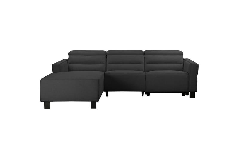 Reclinersoffa med hörn Loft24 Hörnsoffa Loft24 Carpari med manuell recliner Grey1 Left-faced Belfast fabric - Möbler - Vardagsrum - Soffor - Reclinersoffor & Biosoffor