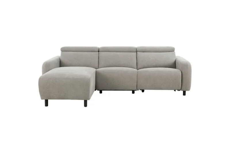 Reclinersoffa med hörn Loft24 Skaane Reclinersoffa 3-sits Grey Manchester