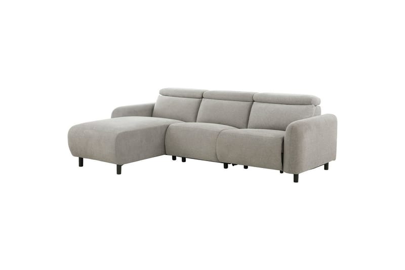 Reclinersoffa med hörn Loft24 Skaane Reclinersoffa 3-sits Grey Manchester - Möbler - Vardagsrum - Soffor - Reclinersoffor & Biosoffor
