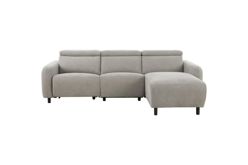 Reclinersoffa med hörn Loft24 Skaane Reclinersoffa 3-sits Grey Right-faced Manchester