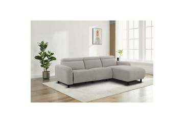 Reclinersoffa med hörn Loft24 Skaane Reclinersoffa 3-sits Grey Right-faced Manchester - Möbler - Vardagsrum - Soffor - Reclinersoffor & Biosoffor