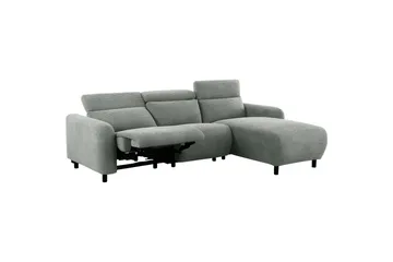 Reclinersoffa med hörn Loft24 Skaane Reclinersoffa 3-sits Grey1 Manchester - Möbler - Vardagsrum - Soffor - Reclinersoffor & Biosoffor