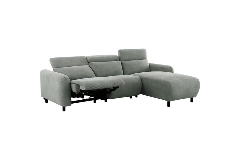 Reclinersoffa med hörn Loft24 Skaane Reclinersoffa 3-sits Grey1 Manchester - Möbler - Vardagsrum - Soffor - Reclinersoffor & Biosoffor