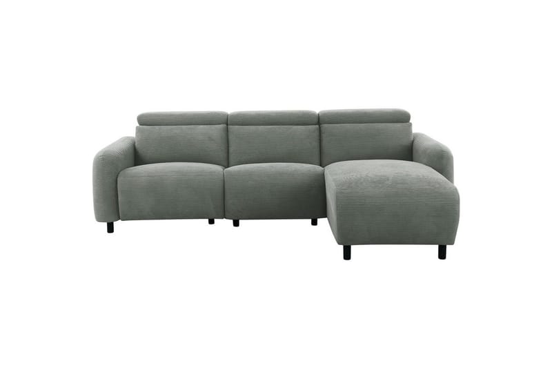 Reclinersoffa med hörn Loft24 Skaane Reclinersoffa 3-sits Grey1 Manchester