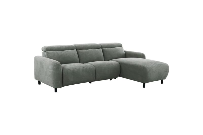Reclinersoffa med hörn Loft24 Skaane Reclinersoffa 3-sits Grey1 Manchester - Möbler - Vardagsrum - Soffor - Reclinersoffor & Biosoffor