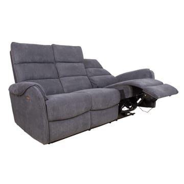 Reclinersoffa Mörvik 3-sits med elektrisk mekanism - blågrå - Möbler - Vardagsrum - Soffor - Reclinersoffor & Biosoffor