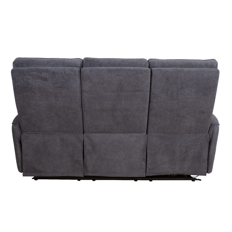 Reclinersoffa Mörvik 3-sits med elektrisk mekanism - blågrå - Möbler - Vardagsrum - Soffor - Reclinersoffor & Biosoffor