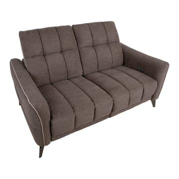 Reclinersoffa Nordan 2-sits elektrisk - ljusbrun med beige passpoal - Möbler - Vardagsrum - Soffor - Reclinersoffor & Biosoffor