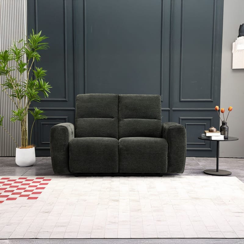 Reclinersoffa Ödmark 2-sits med elektrisk mekanism - grå - Möbler - Vardagsrum - Soffor - Reclinersoffor & Biosoffor