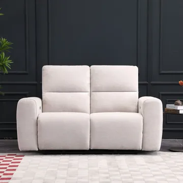 Reclinersoffa Ödmark 2-sits med elektrisk mekanism - ljusbeige - Möbler - Vardagsrum - Soffor - Reclinersoffor & Biosoffor