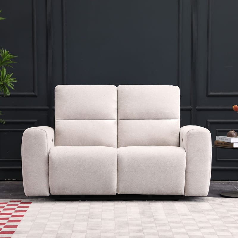 Reclinersoffa Ödmark 2-sits med elektrisk mekanism - ljusbeige - Möbler - Vardagsrum - Soffor - Reclinersoffor & Biosoffor