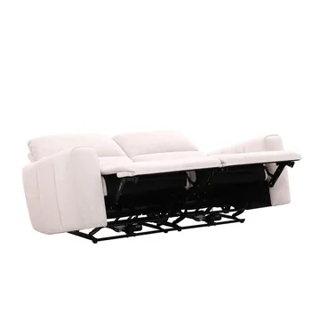 Reclinersoffa Ödmark 3-sits med elektrisk mekanism - ljusbeige - Möbler - Vardagsrum - Soffor - Reclinersoffor & Biosoffor
