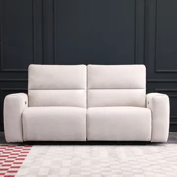 Reclinersoffa Ödmark 3-sits med elektrisk mekanism - ljusbeige - Möbler - Vardagsrum - Soffor - Reclinersoffor & Biosoffor