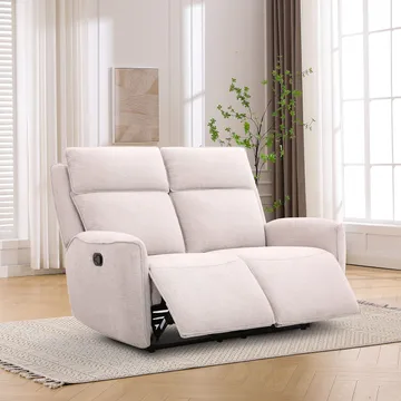 Reclinersoffa Östvik 2-sits med manuell mekanism - beige - Möbler - Vardagsrum - Soffor - Reclinersoffor & Biosoffor