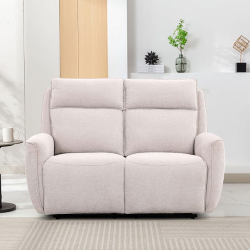 Reclinersoffa Östvik 2-sits med manuell mekanism - beige - Möbler - Vardagsrum - Soffor - Reclinersoffor & Biosoffor
