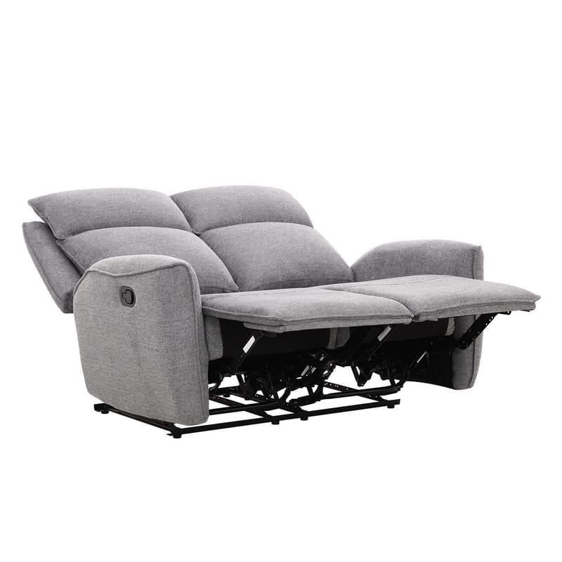 Reclinersoffa Östvik 2-sits med manuell mekanism - grå - Möbler - Vardagsrum - Soffor - Reclinersoffor & Biosoffor