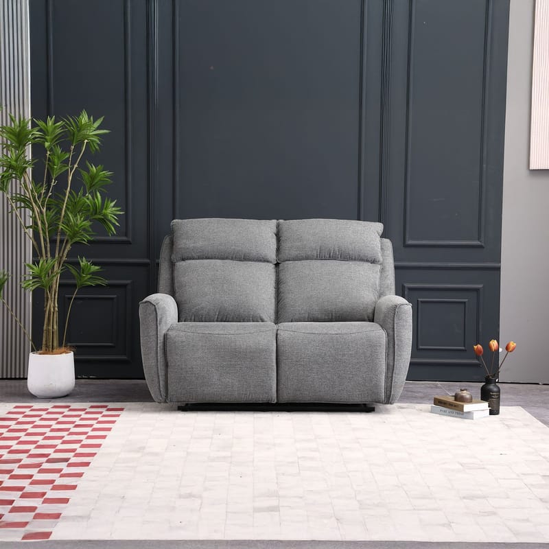 Reclinersoffa Östvik 2-sits med manuell mekanism - grå - Möbler - Vardagsrum - Soffor - Reclinersoffor & Biosoffor