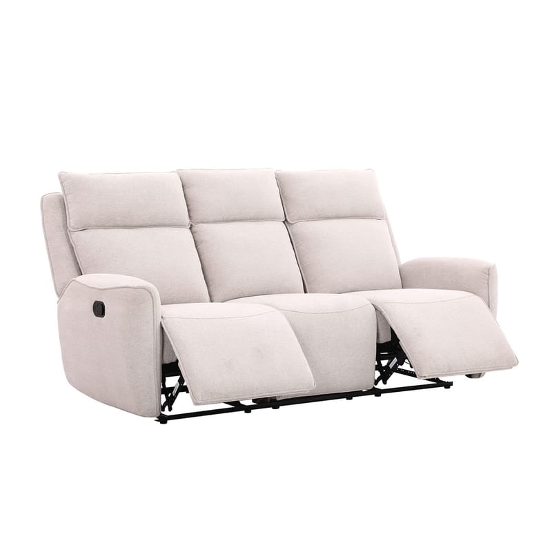 Reclinersoffa Östvik 3-sits med manuell mekanism - beige - Möbler - Vardagsrum - Soffor - Reclinersoffor & Biosoffor