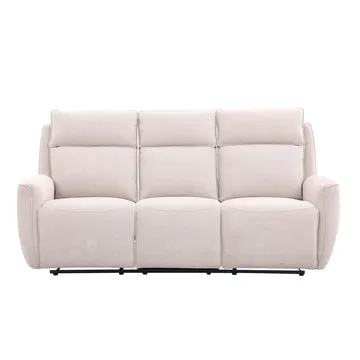 Reclinersoffa Östvik 3-sits med manuell mekanism - beige - Möbler - Vardagsrum - Soffor - Reclinersoffor & Biosoffor